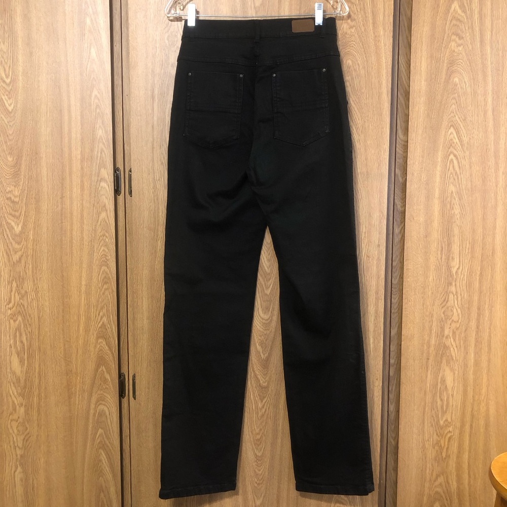 Hell Bunny Black High Waist Stretch Jeans - Picture 3 of 6